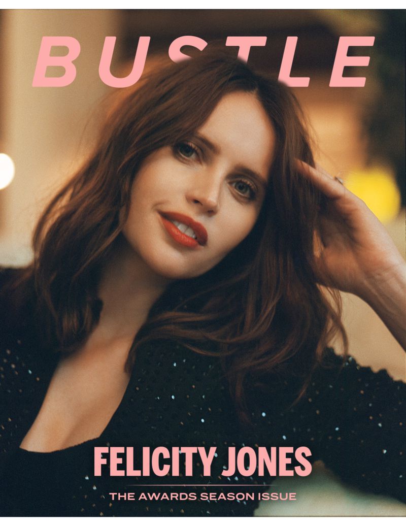 BUSTLE magazine side cover  January 2020