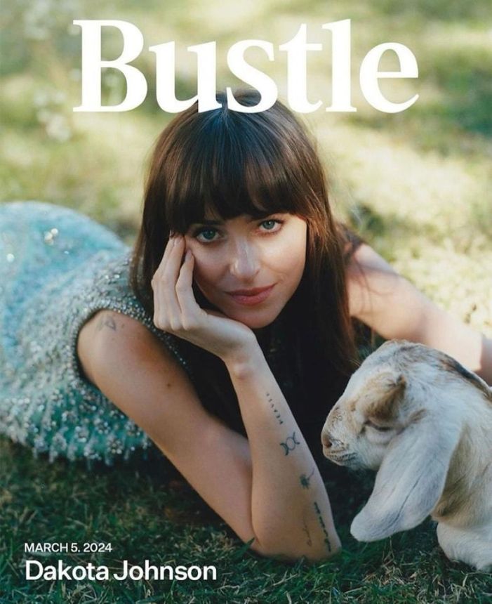 BUSTLE magazine side cover 5 March 2024