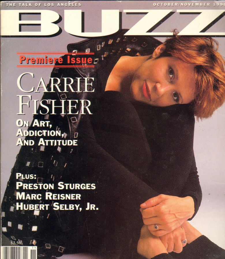 BUZZ magazine side cover Issue 1  October/November 1990