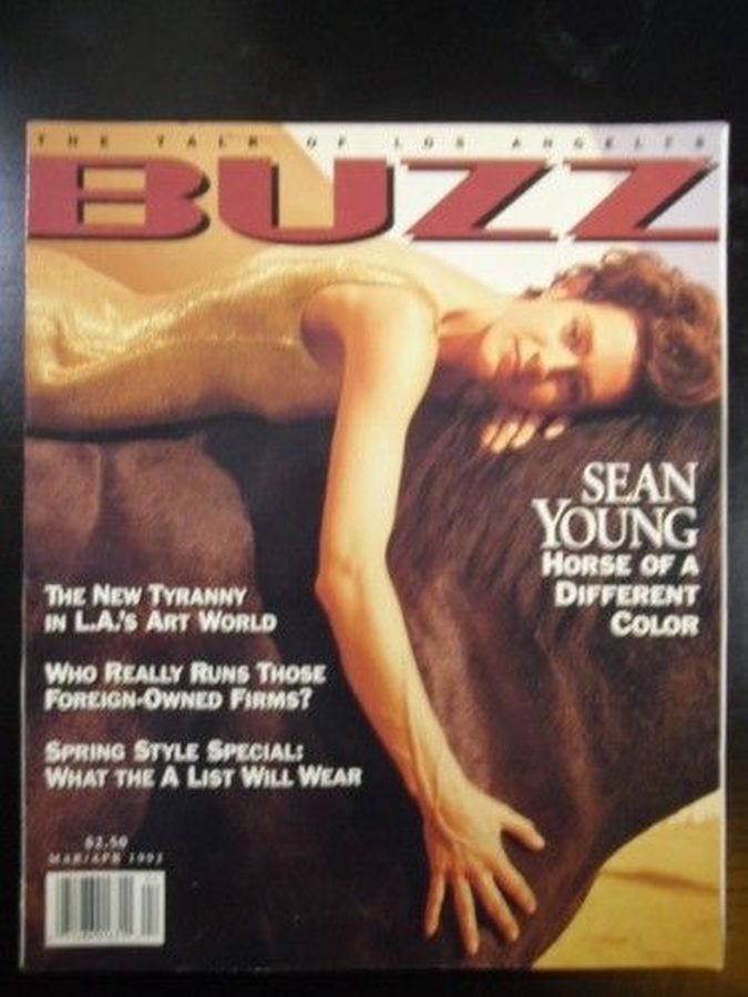 BUZZ magazine side cover  April 1992