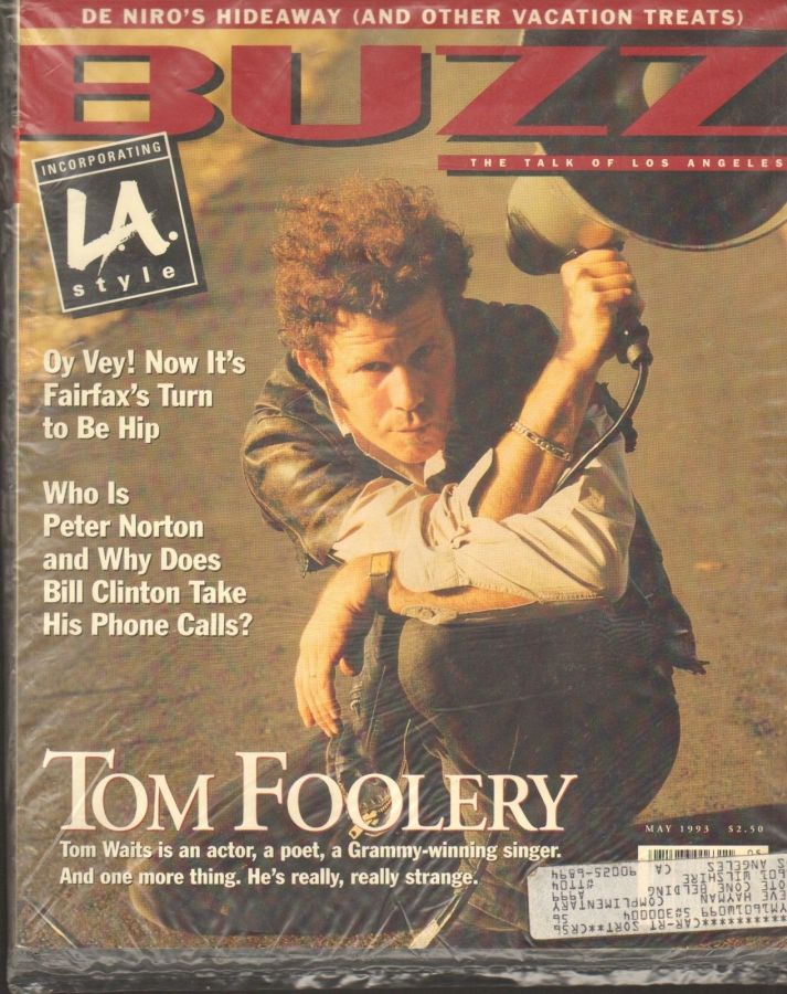 BUZZ magazine side cover  May 1993