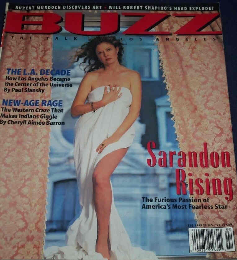 BUZZ magazine side cover  February 1995