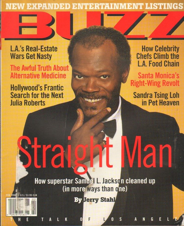BUZZ magazine side cover  February 1996