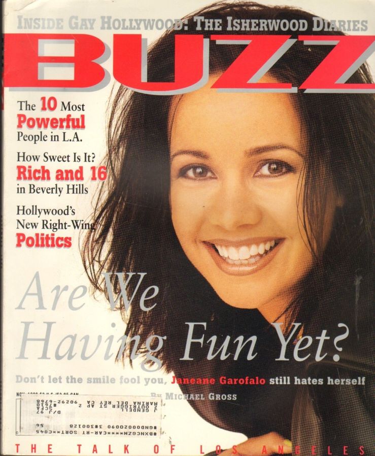 BUZZ magazine side cover  November 1996