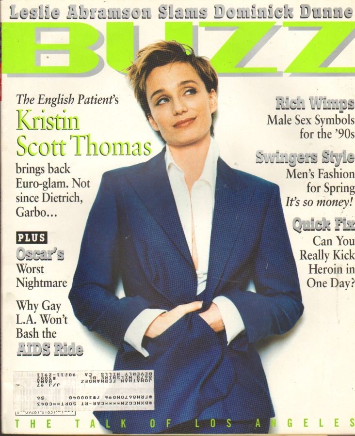 BUZZ magazine side cover  February 1997