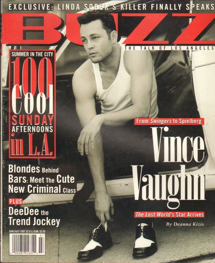 BUZZ magazine side cover  June/July 1997