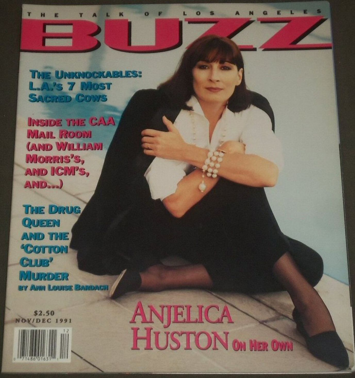 BUZZ magazine side cover  November/December 1991