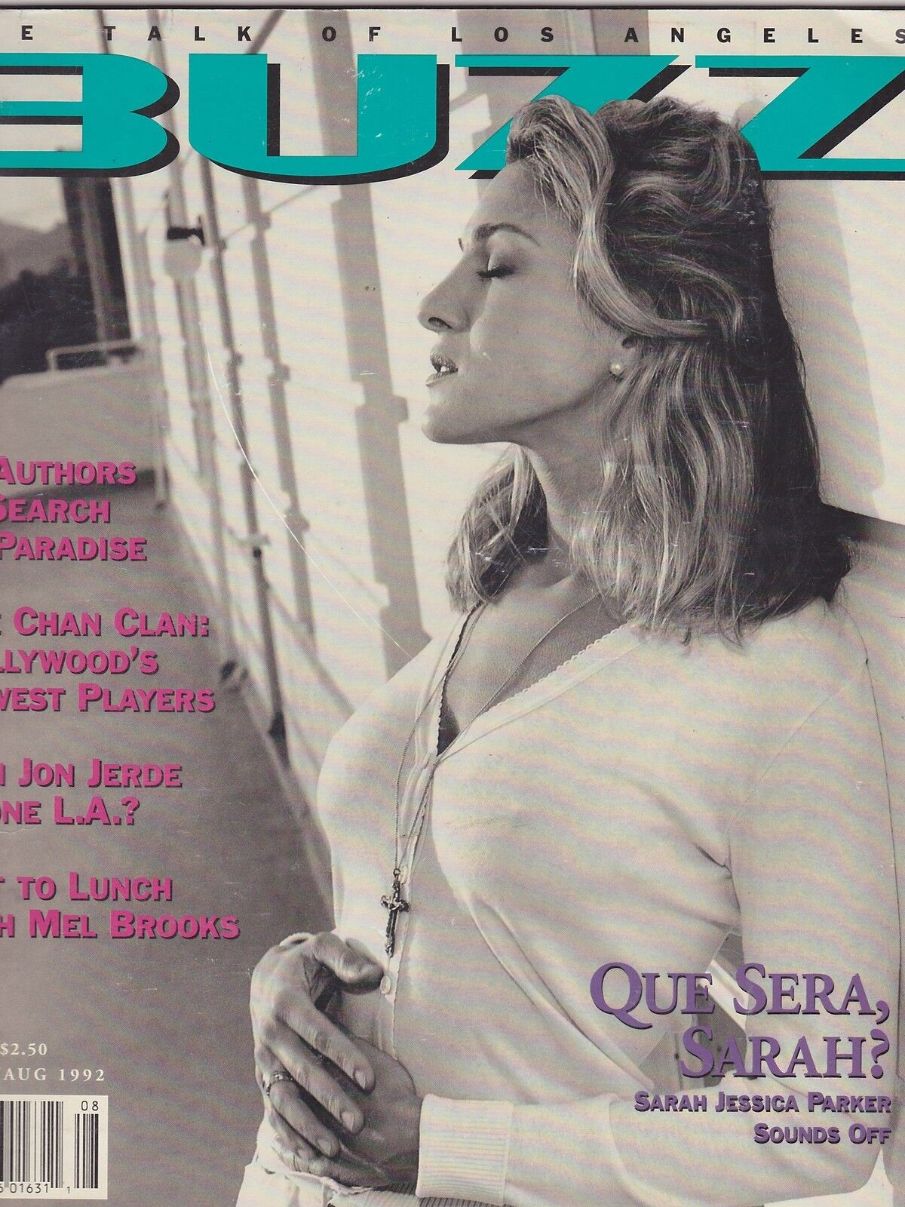BUZZ magazine side cover  July/August 1992