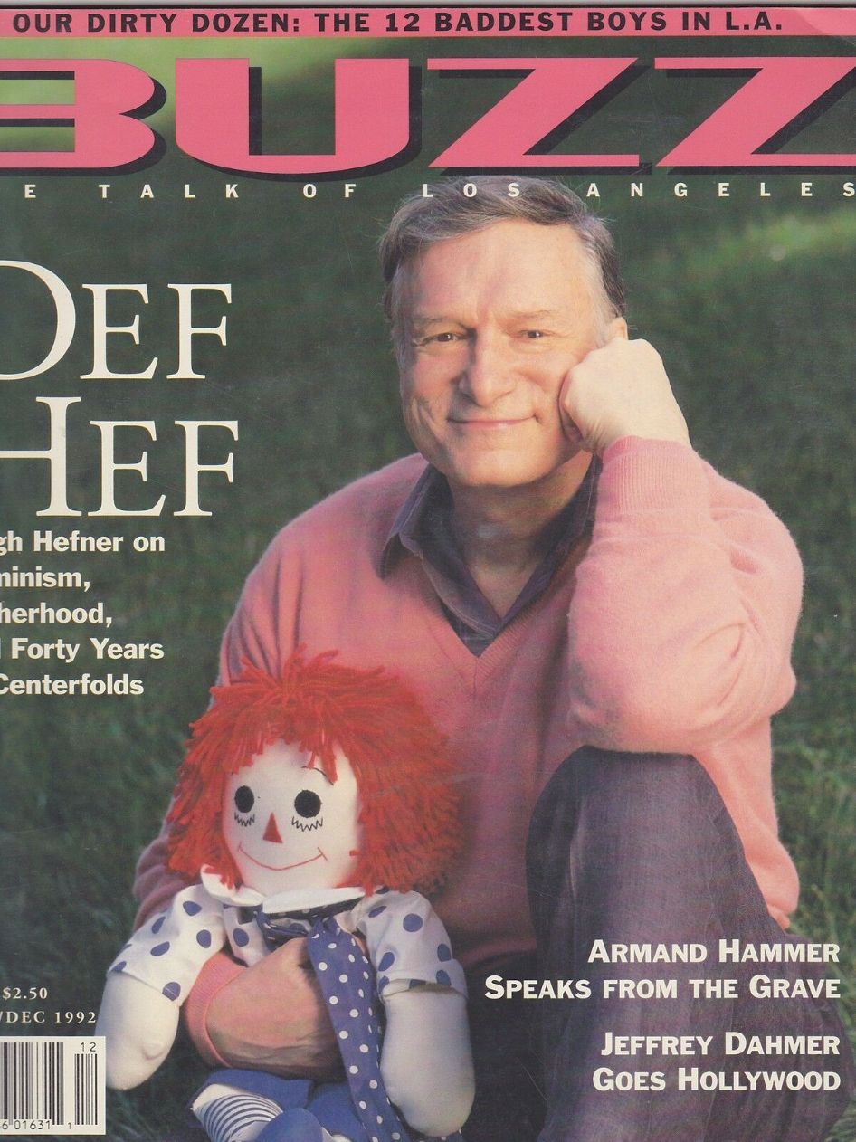 BUZZ magazine side cover  November/December 1992