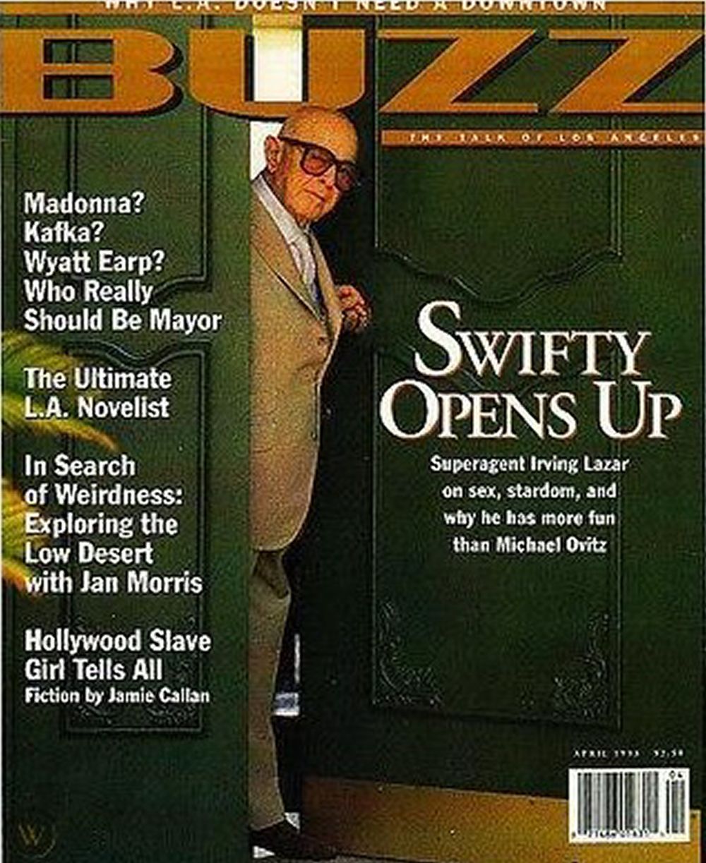BUZZ magazine side cover  April 1993