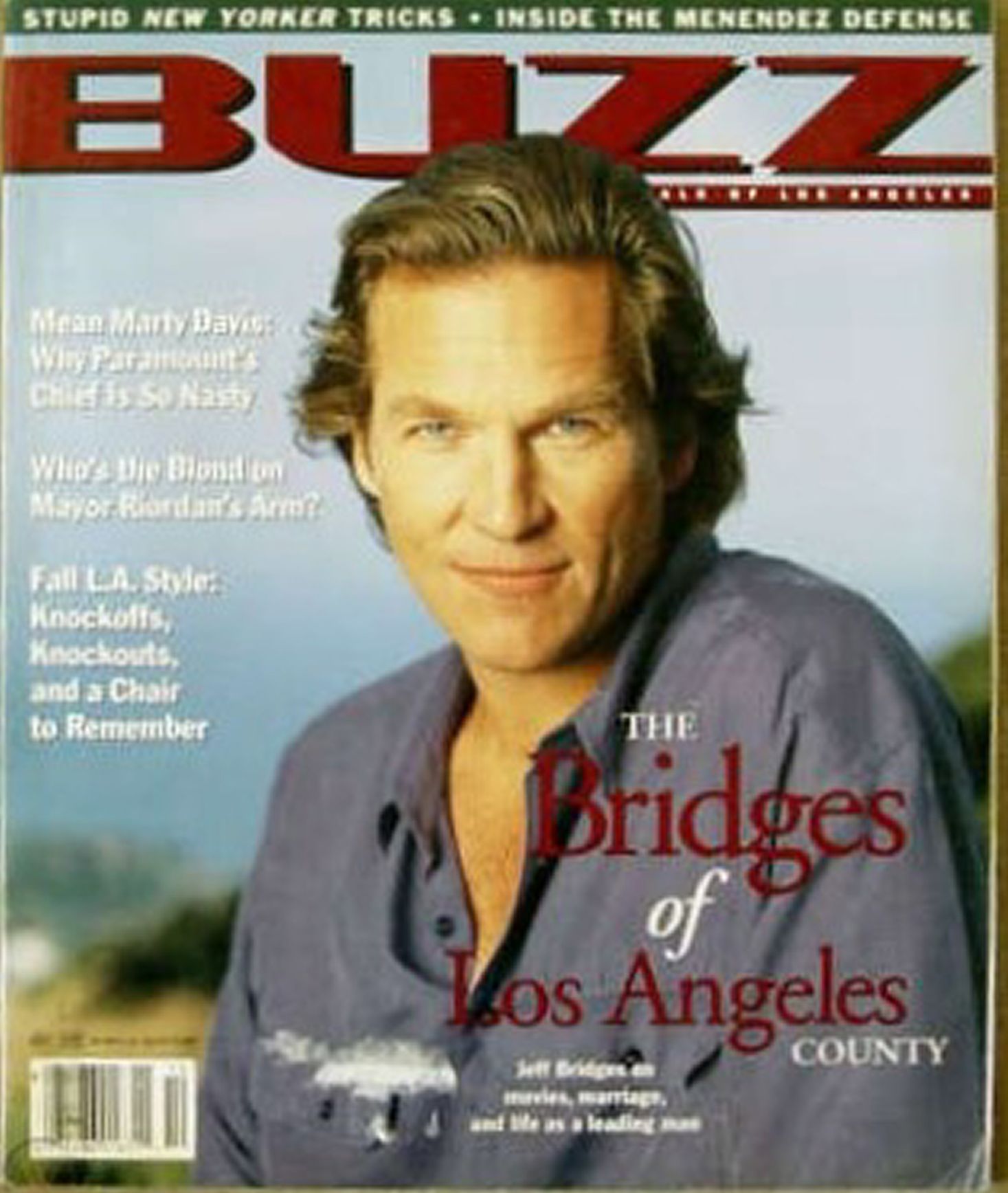BUZZ magazine side cover  October 1993