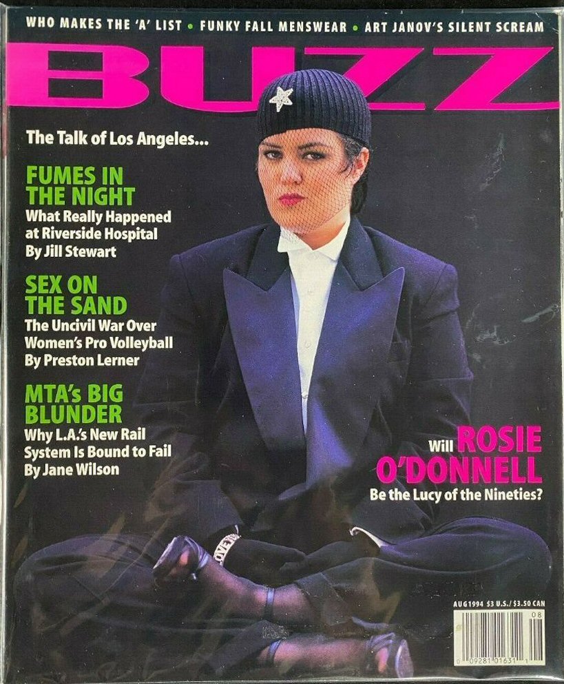 BUZZ magazine side cover  August 1994