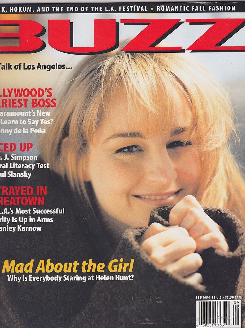 BUZZ magazine side cover  September 1994