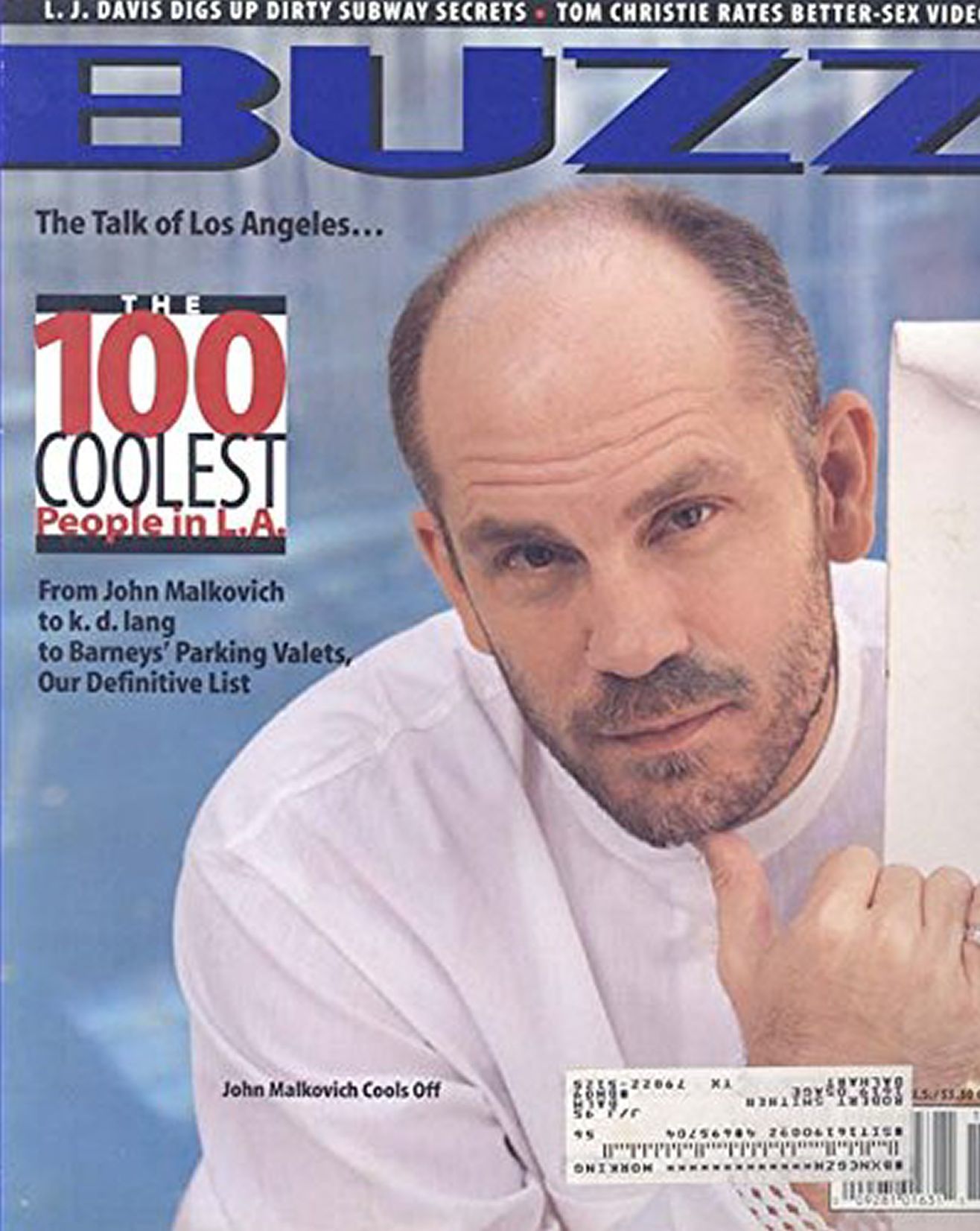 BUZZ magazine side cover  October 1994
