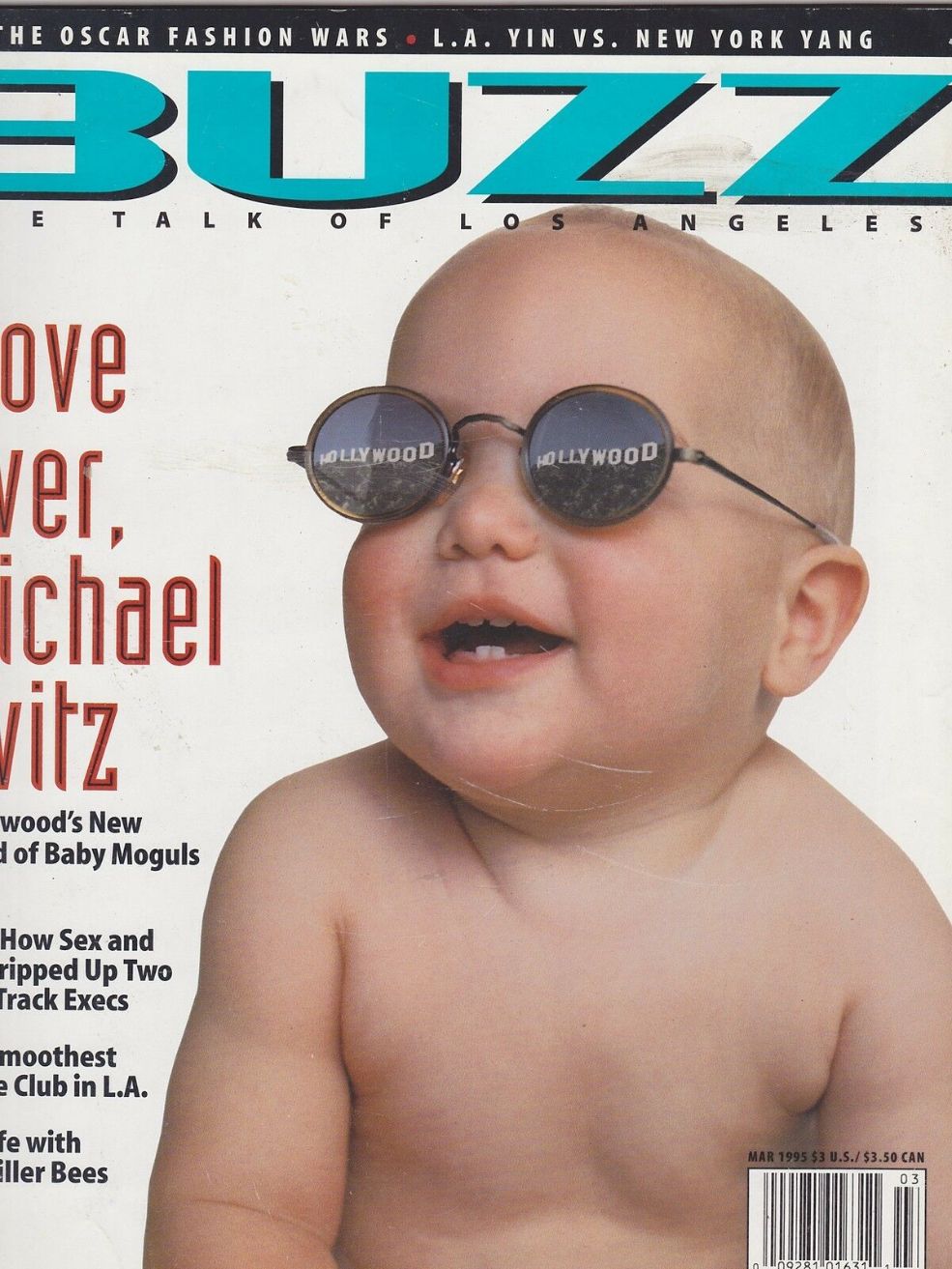 BUZZ magazine side cover  March 1995