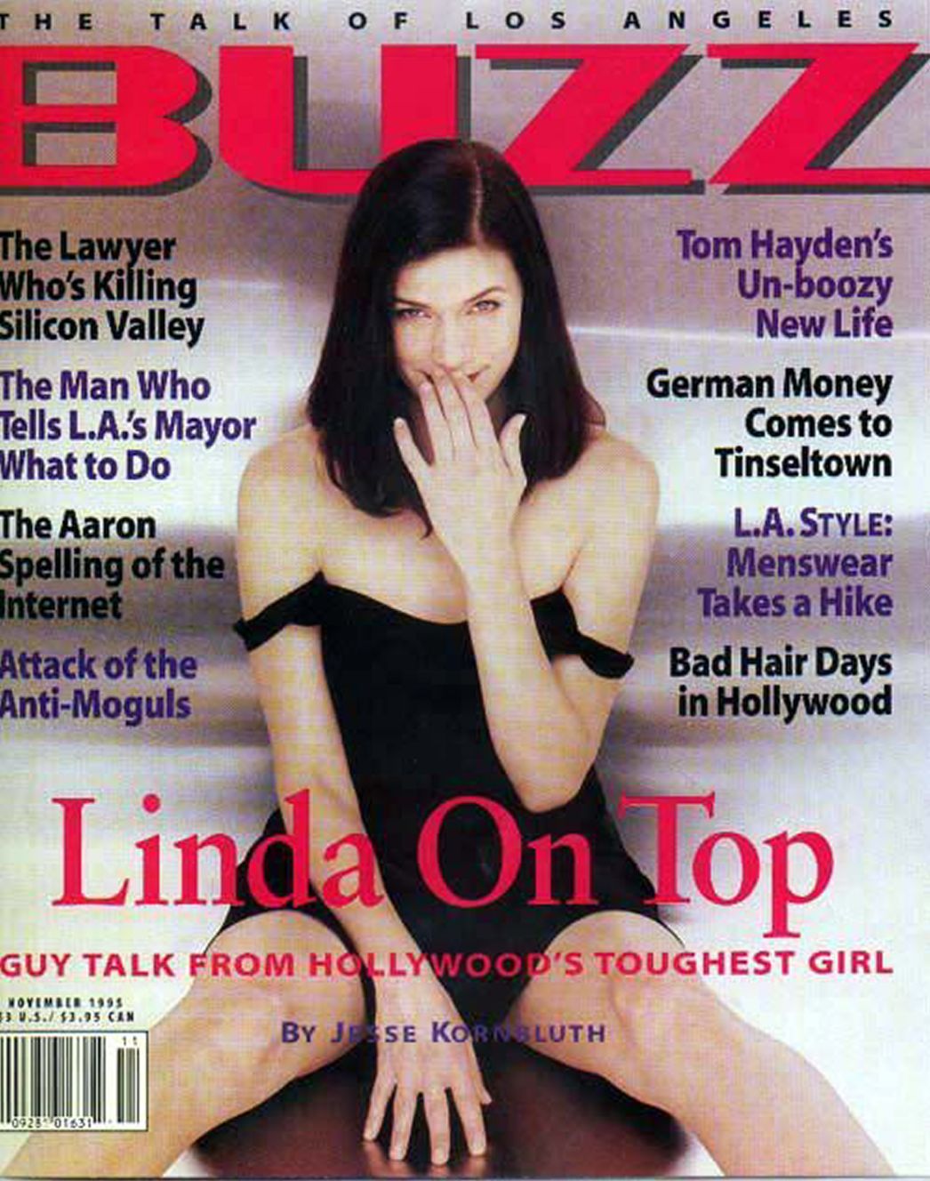 BUZZ magazine side cover  November 1995