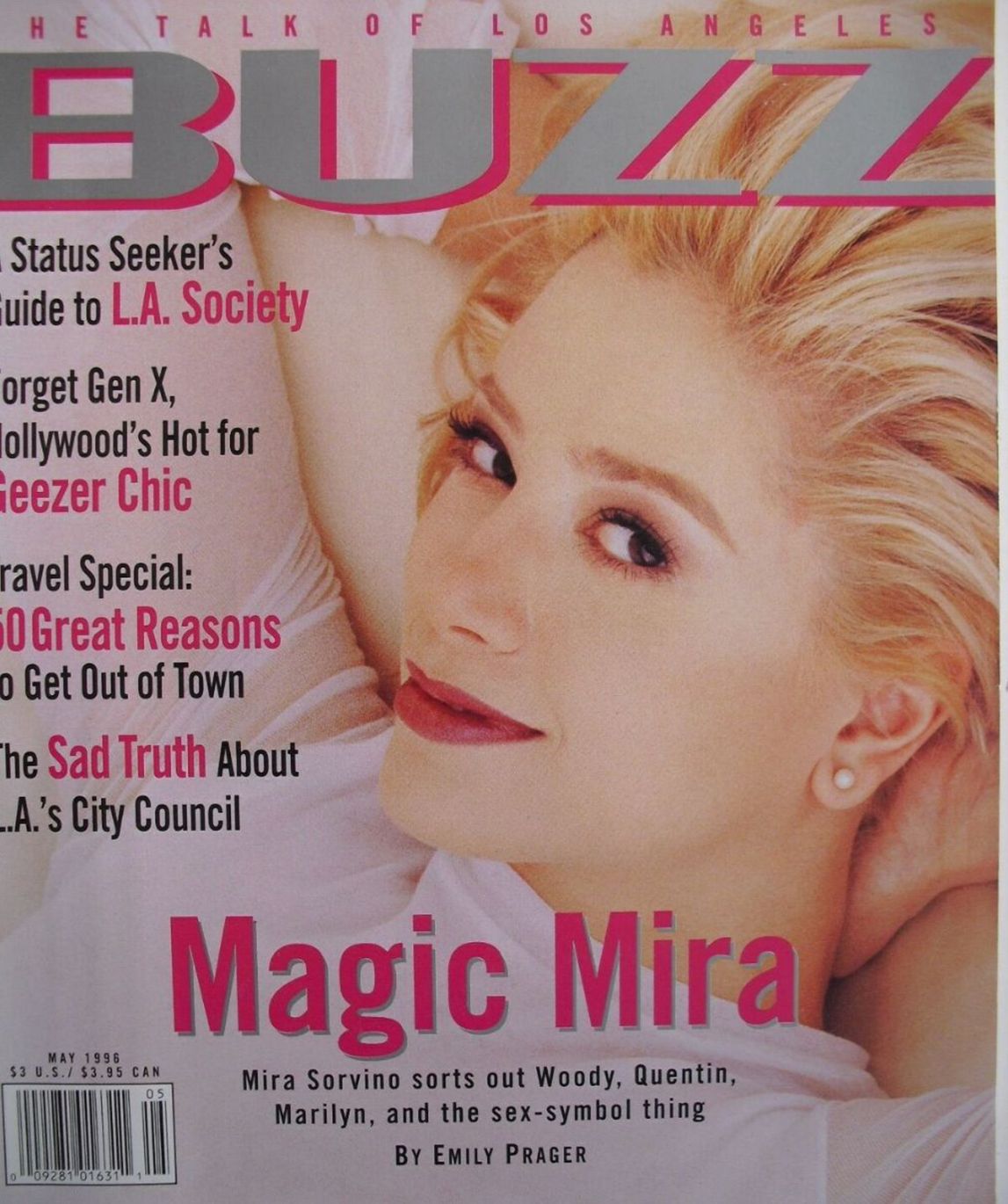 BUZZ magazine side cover  May 1996