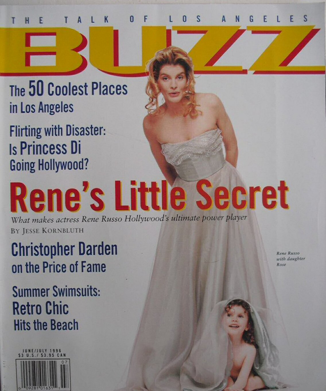 BUZZ magazine side cover  June/July 1996