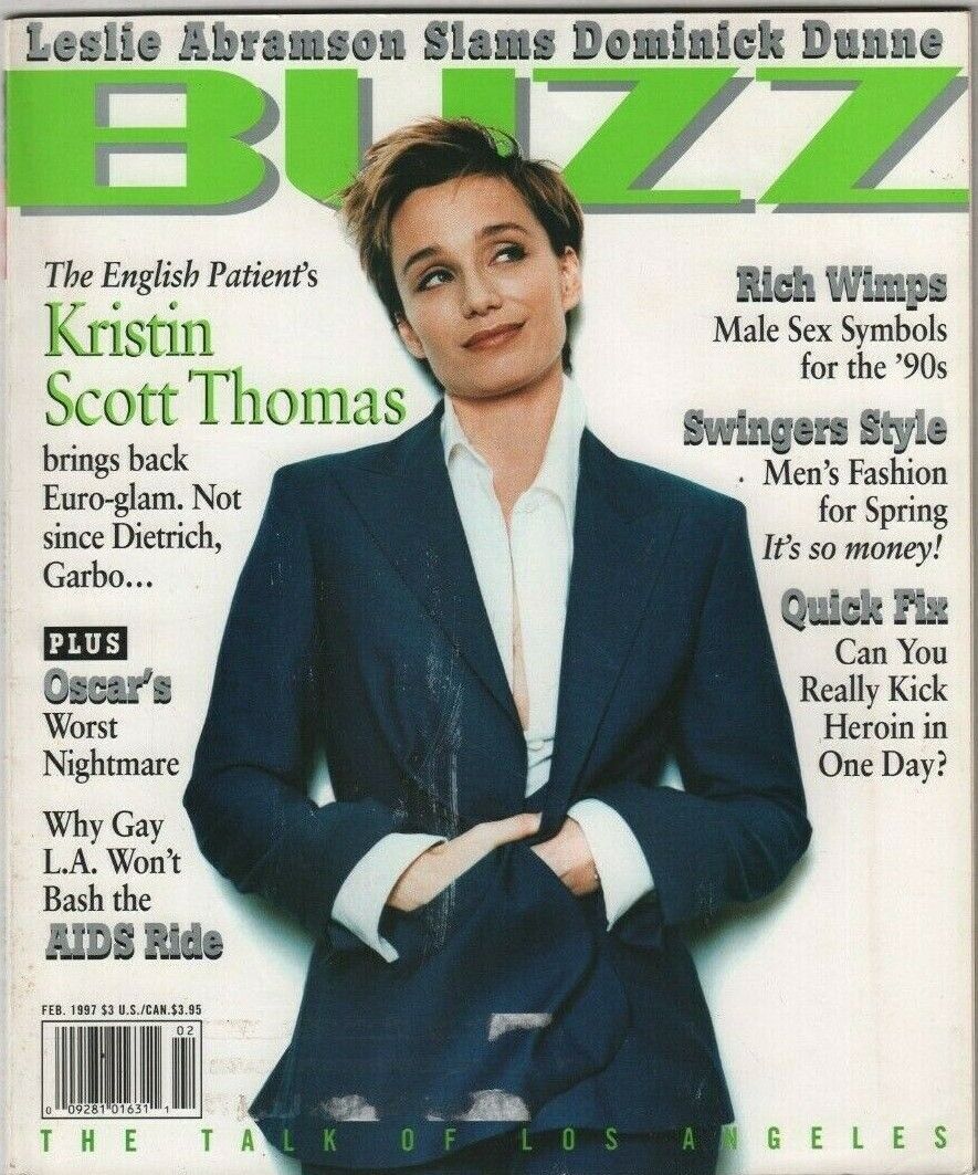 BUZZ magazine side cover  February 1997