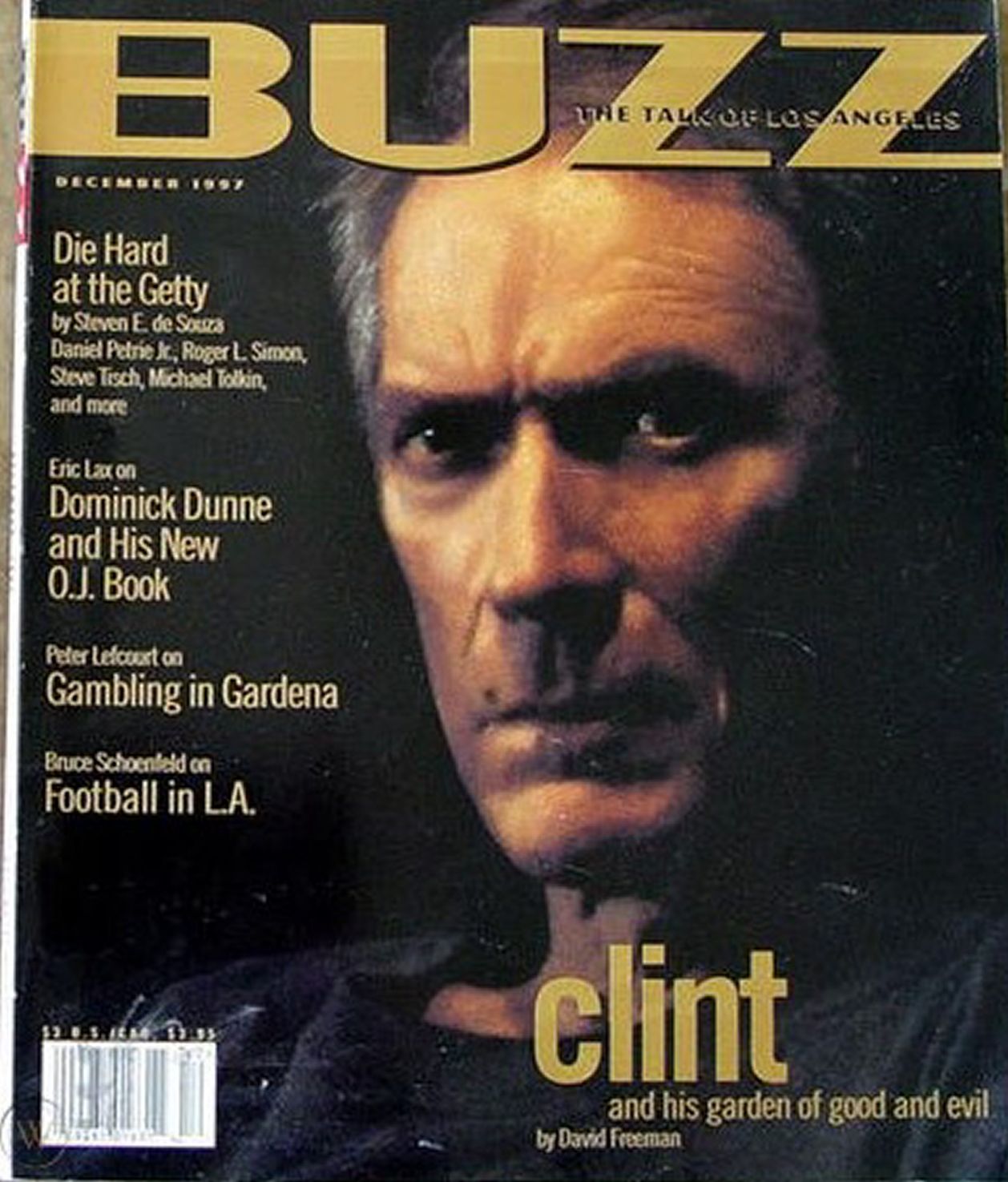 BUZZ magazine side cover  December 1997