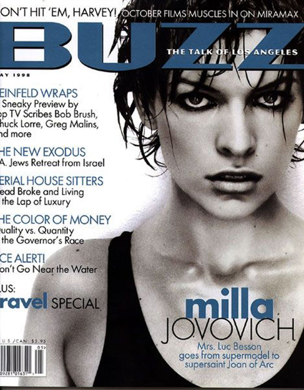 BUZZ magazine side cover  May 1998