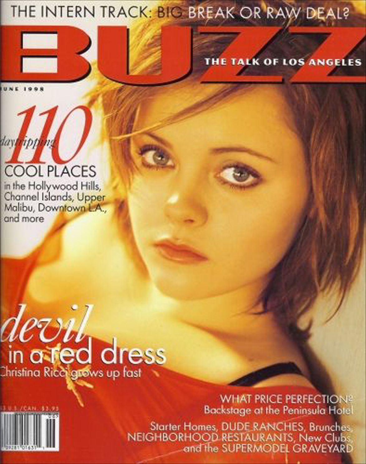 BUZZ magazine side cover  June 1998