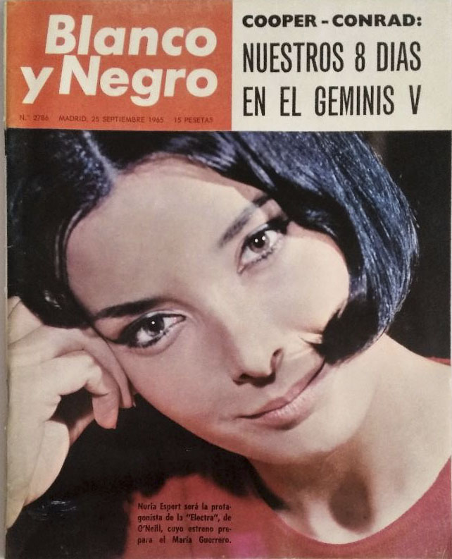 BLANCO Y NEGRO magazine side cover Issue 2786   1965