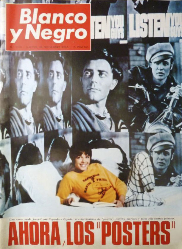 BLANCO Y NEGRO magazine side cover Issue 2899 25 November 1967