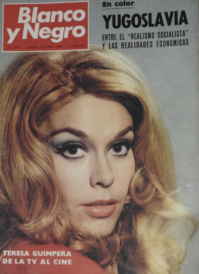 BLANCO Y NEGRO magazine side cover Issue 2919 13 April 1968