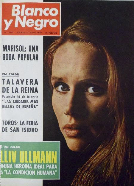 BLANCO Y NEGRO magazine side cover Issue 2977 24 May 1969