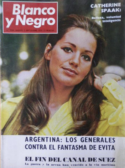 BLANCO Y NEGRO magazine side cover Issue 3044  September 1970