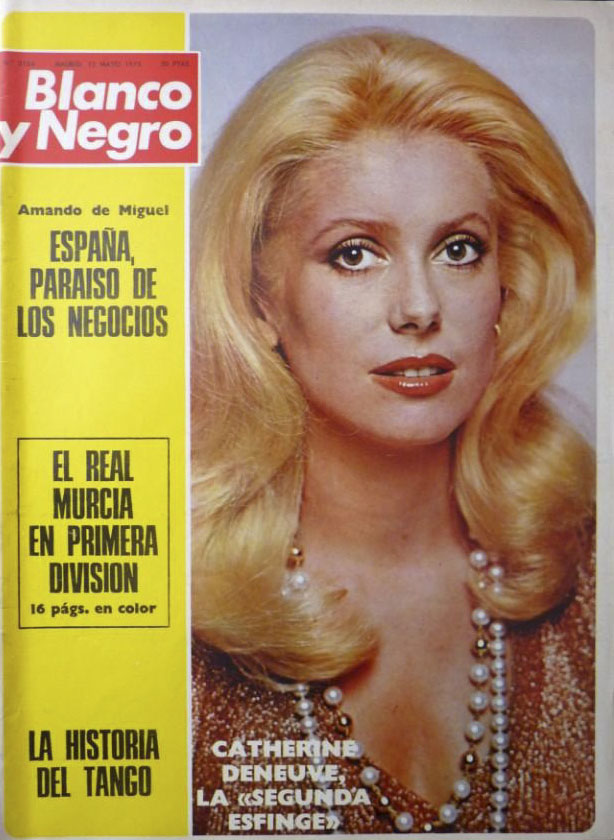 BLANCO Y NEGRO magazine side cover Issue 3184 12 May 1973