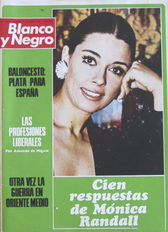 BLANCO Y NEGRO magazine side cover Issue 3206 13 October 1973