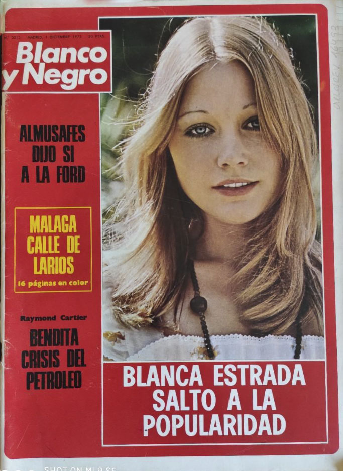 BLANCO Y NEGRO magazine side cover Issue 3213 1 December 1973