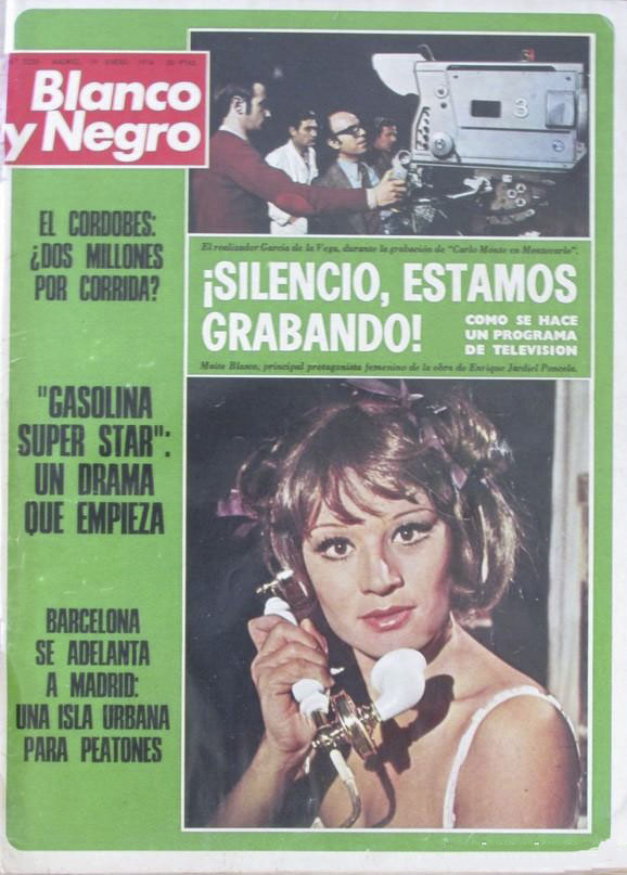 BLANCO Y NEGRO magazine side cover Issue 3220 19 January 1974