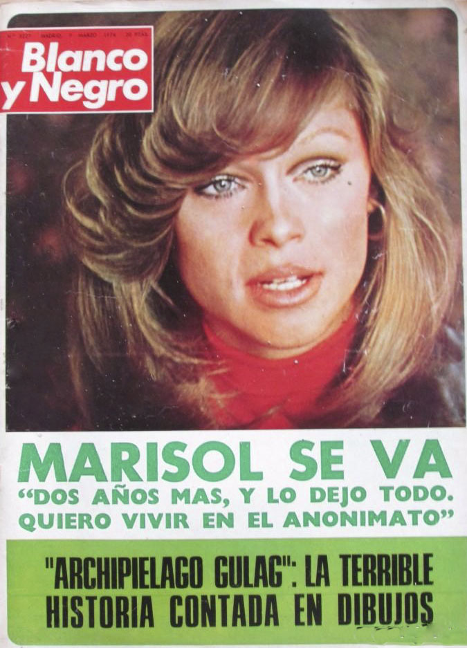 BLANCO Y NEGRO magazine side cover Issue 3227 9 March 1974