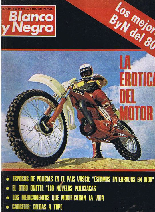 BLANCO Y NEGRO magazine side cover Issue 3583 31 December 1981