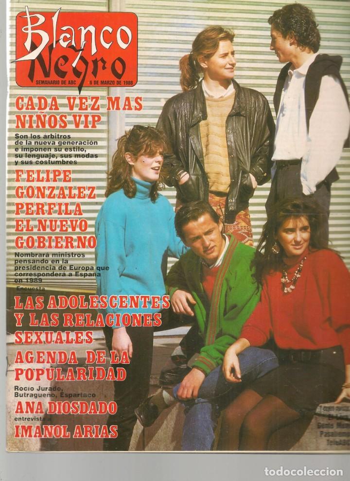 BLANCO Y NEGRO magazine side cover Issue 3584 6 March 1988