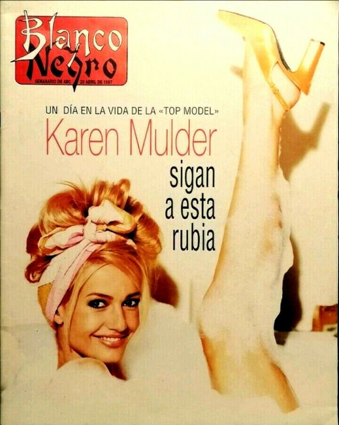 BLANCO Y NEGRO magazine side cover 20 April 1997