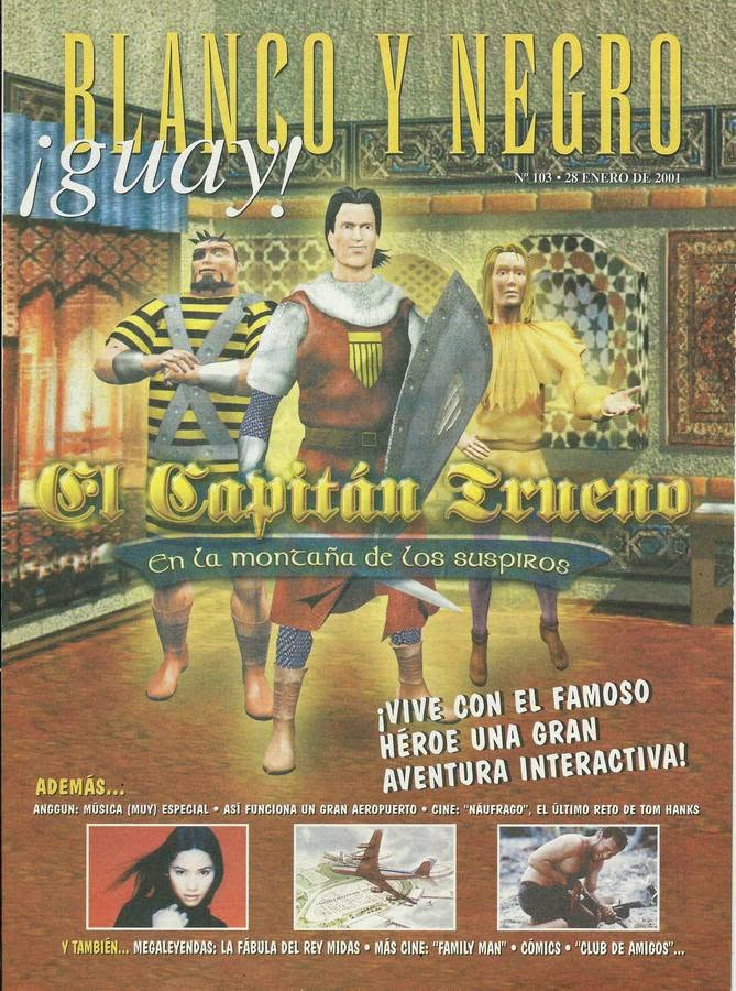 BLANCO Y NEGRO GUAY  magazine side cover Issue 103   1999