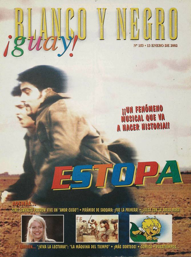 BLANCO Y NEGRO GUAY  magazine side cover Issue 153   1999