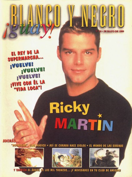 BLANCO Y NEGRO GUAY  magazine side cover Issue 16   1999