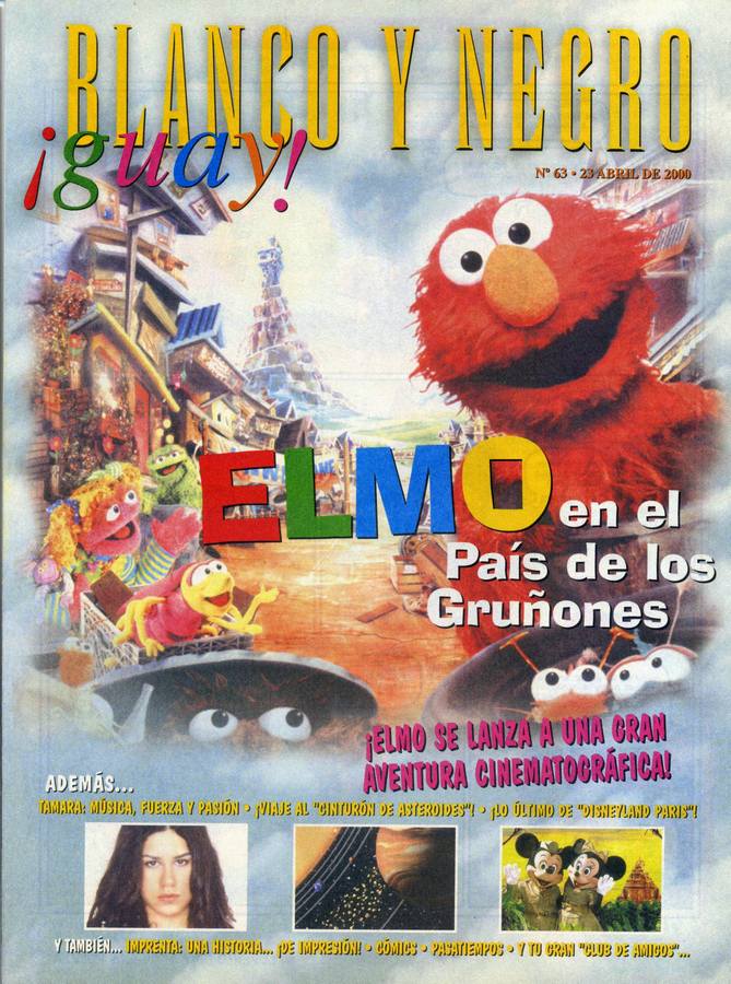 BLANCO Y NEGRO GUAY  magazine side cover Issue 63   1999
