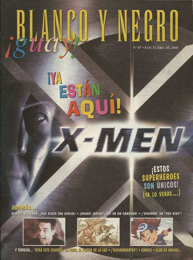 BLANCO Y NEGRO GUAY  magazine side cover Issue 87   1999