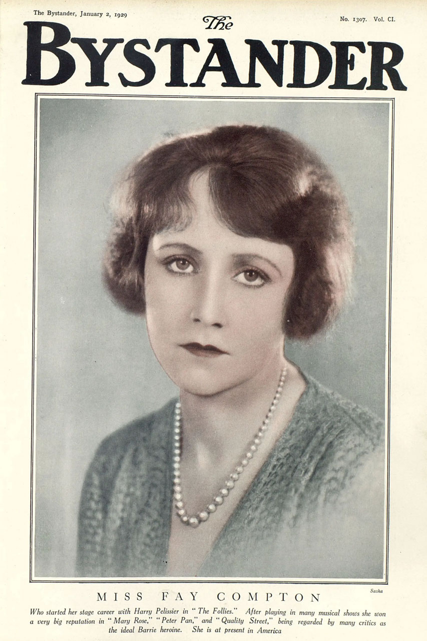 BYSTANDER magazine side cover Issue 1307 2 January 1929