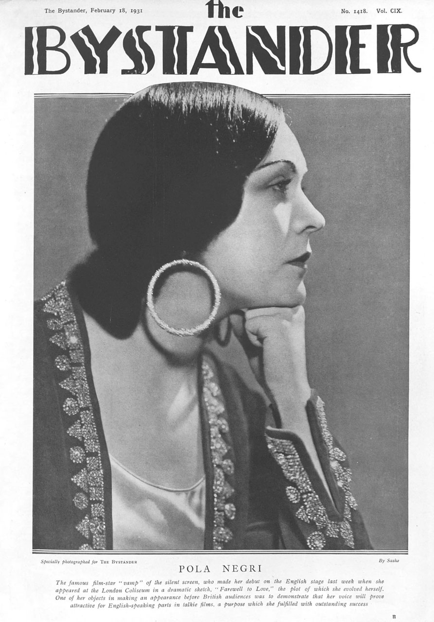 BYSTANDER magazine side cover Issue 1418 18 February 1931