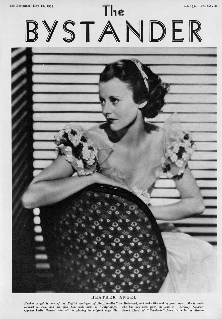 BYSTANDER magazine side cover Issue 1534 10 May 1933