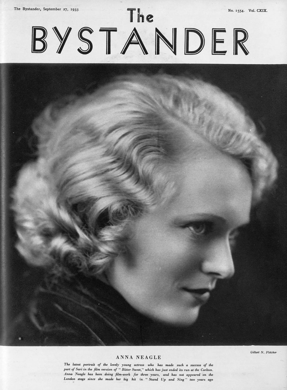 BYSTANDER magazine side cover Issue 1554 27 September 1933