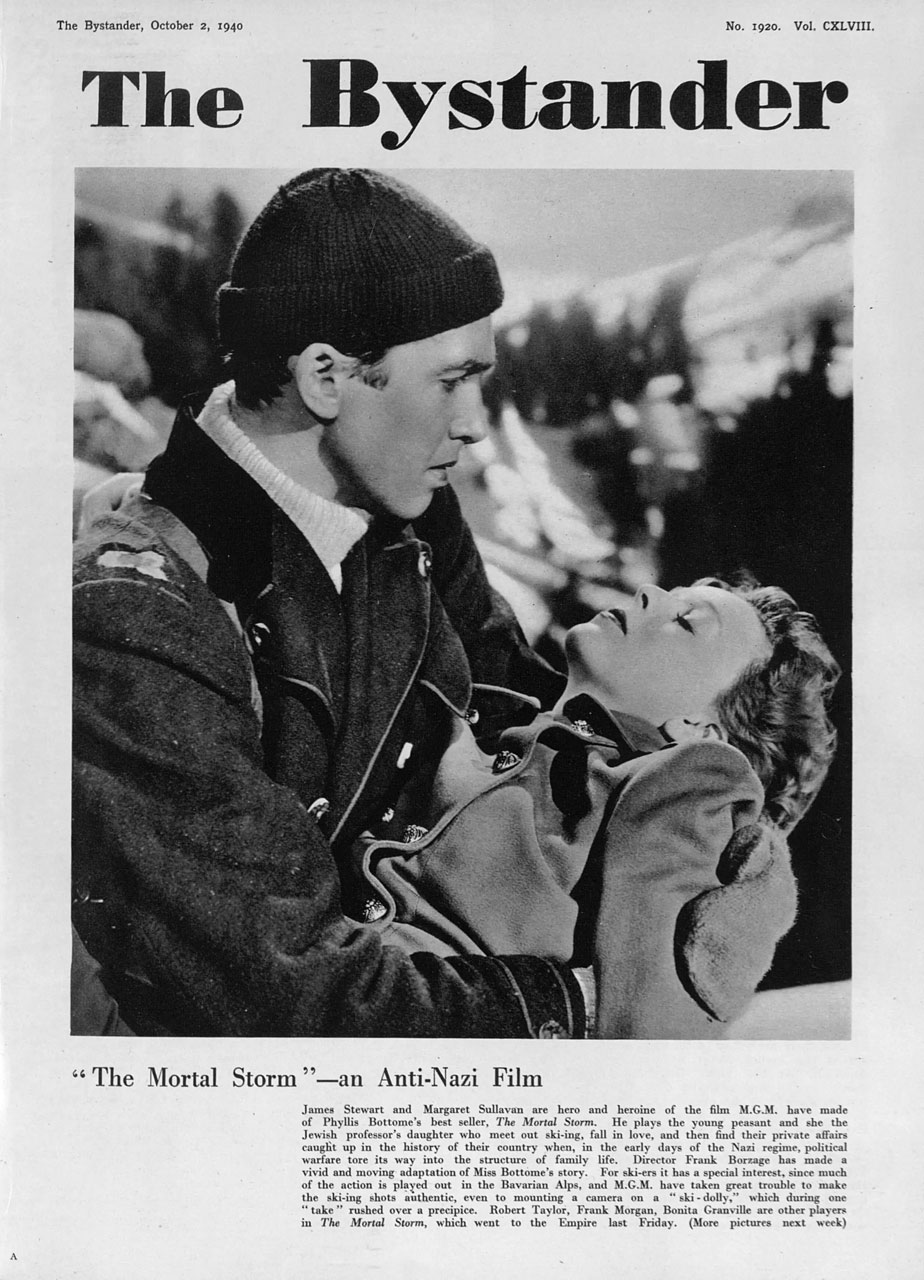 BYSTANDER magazine side cover Issue 1920 2 October 1940
