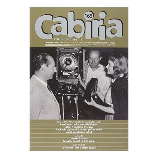 CABIRIA magazine side cover Issue 169 October/December 2011